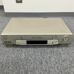 L021-SG4-48 SONY ソニー ビデオカセットレコーダー VHSレコーダー REAL×SPEED SLV-R555 01年製 0129595 映像機器 ※通電のみ確認済