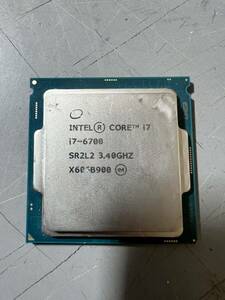 Intel Core i7-6700 3.40GHz SR2L2 X606B900 現状品 動作未確認 17