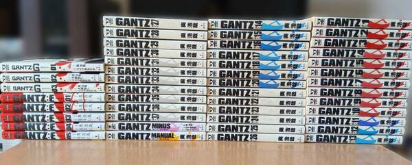 ガンツ GANTZ 全巻セット３７漫画本＋GANTZ:G マンガ（全３巻）＋GANTZ:E（５巻）＋MINUS（ノベライズ）＋ファンブック（MANUAL）奥浩哉