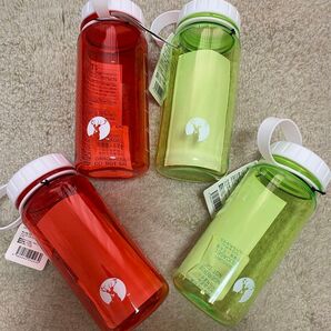 新品未使用 CAPTAIN STAG ウォーターボトル 水筒 保冷専用 お米の持ち運び 550ml×4本 (グリーン2赤2)