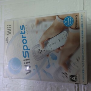 【Wii】 Wii Sports　取扱説明書なし。盤面にすりきずがあります。1