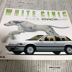  Honda Civic special edition limited model white Civic catalog 