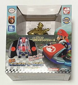  новый товар нераспечатанный бесплатная доставка Mini Mario Cart RC коллекция Gold Mario радиоконтроллер 