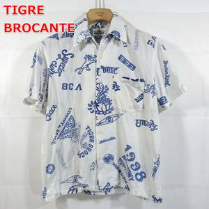 【良品】ティグルブロカンテ　ロゴプリントシャツ　Tigre Brocante　サイズＸＳ