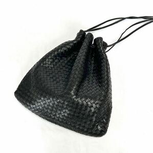 Bottega Veneta мешочек type сумка на плечо сетка кожа bottega veneta черный чёрный Vintage ручная сумочка 