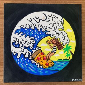 アクリル 絵画 キャンパス