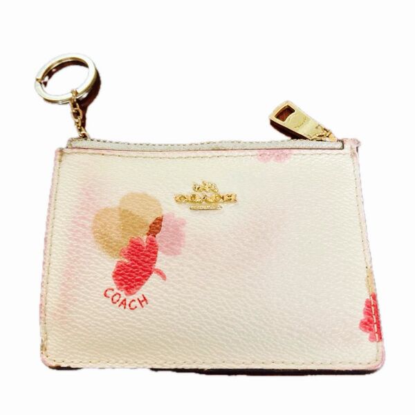 COACH パスケース キーリング付き
