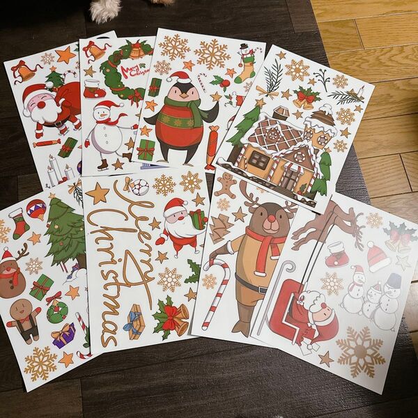 クリスマス ステッカー 飾り剥がせる ガラス 窓シール DIY デコレーション ステッカー シール
