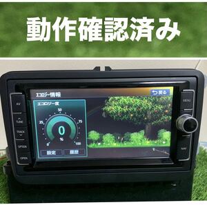 VW ポロ ブルーモーション 6R 2015年 6RCJZ マルチディスプレイ クラリオン ナビゲーション/CD/DVD/デジタルテレビ J6CAE2JP8