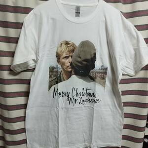 【新品】映画『戦場のメリークリスマス』海外版 Tシャツ 【Lサイズ】 DAVID BOWIE 坂本龍一　デヴィッドボウイ　ビートたけし