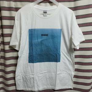 Ride ライド 1stアルバム「Nowhere / ノーホエア」 BIGプリントTシャツ 【Lサイズ】☆彡新品◇マイブラ OASIS レディオヘッド