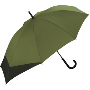 * khaki x black wpc umbrella mail order long umbrella umbrella Jump umbrella men's lady's . rain combined use uv cut parasol large 60cm stylish unisex wa