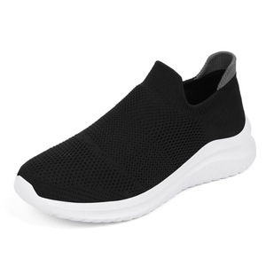 * black × white * 41(25.5cm) * slip-on shoes casual running men's pmysn32 running shoes slip-on shoes 