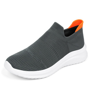 * gray * 41(25.5cm) * slip-on shoes casual running men's pmysn32 running shoes slip-on shoes casual shoes 