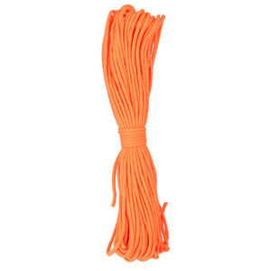 ☆ 178オレンジ パラコード 4mm 30m 30メートル 無地 ロープ パラシュートコード アクセサリー ブレスレット 約 30m ハンドメイド 手作り