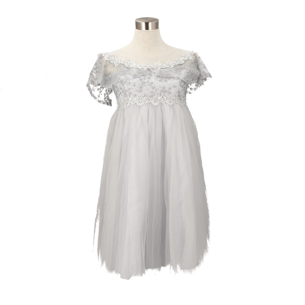 ☆ グレー ☆ 150センチ ☆ 子供ドレス 発表会 pk22 ドレス 子供 ピ