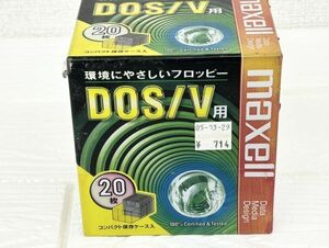 D520-T6-2429 MAXEll Hitachi mak cell 3.5 type floppy disk 2HD Windows/MS-DOS format settled MFHD18.C20P 20 sheets insertion ⑥