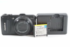 FUJIFILM フジフィルム FINEPIX F600EXR 4.4-66mm F3.5-5.3 ブラック コンパクト デジタルカメラ バッテリー＋1 充電器付き 2537-TE