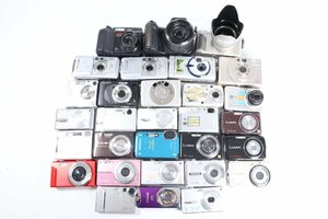 【30点】 Canon/FUJIFILM/CASIO/SONY/Panasonic 等 コンパクトカメラ デジタルカメラ デジカメ まとめ売り 2657-AS