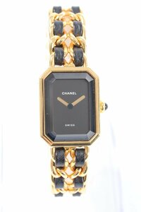 *CHANEL Chanel Premiere L size quarts lady's wristwatch 2475-TE