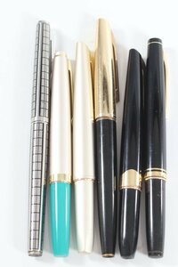 【6点】PLATINUM プラチナ PILOT パイロット 万年筆 ペン先 14K/18K 刻印 文具 文房具 筆記用具 まとめ売り 2550-AS