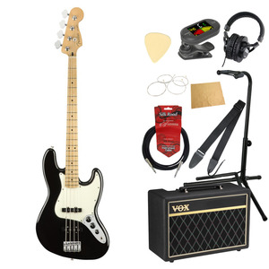エレキベース 入門セット フェンダー Player Jazz Bass MN Black VOXアンプ付き 10点セット Fender ベース 初心者セット