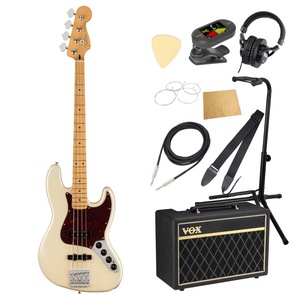 エレキベース 入門セット フェンダー Player Plus Jazz Bass OLP VOXアンプ付き 10点セット Fender ベース 初心者セット