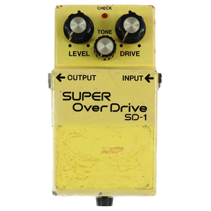 【中古】 スーパーオーバードライブ エフェクター BOSS SD-1 Super Over Drive ギターエフェクター 0