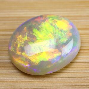  Australia production natural white opal 2.81ct white opal