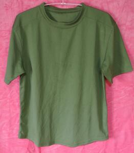 ヤフオク ジャンク イギリス軍用 グリーン モイスチャー サーモ Tシャツ Sサイズ USED