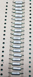 ヤフオク 19個セット 激安 0.05uF160V 噂の初期型 MBM 音質コンデンサ（Tone cap） 金属/紙/金属 コンデンサ amp