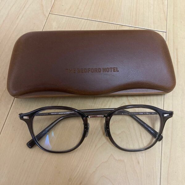 THE BEDFORD HOTEL 眼鏡市場　メガネ　金子眼鏡　ボストン　2〜3回の使用程度です