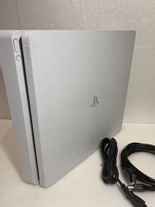 [1 jpy start ]PlayStation 4*CUH-2100A 500GB body * Glacier White * outright sales ④