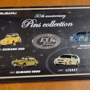 SUBARU スバル 50th Anniversary Pins collection