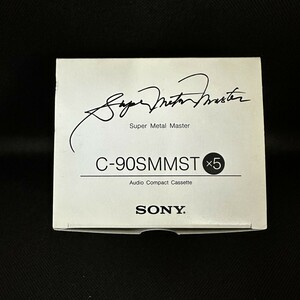 [ new goods / unopened goods ] Sony SONY super metal master 90 SUPER METAL MASTER C-90SMMST metal tape 5 pcs set 