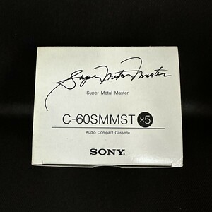 [ new goods / unopened goods ] Sony SONY super metal master 60 SUPER METAL MASTER C-60SMMST 5 pcs set 