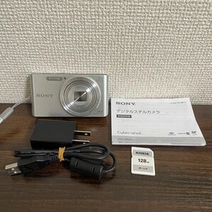 【美品】SONY ソニー コンパクトデジタルカメラ　dsc-w830 2010万画素　8倍高額zoom SDカード付き