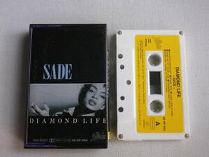 ◆カセット◆シャーデー　SADE ダイヤモンドライフ　歌詞カード付　　中古カセットテープ多数出品中！