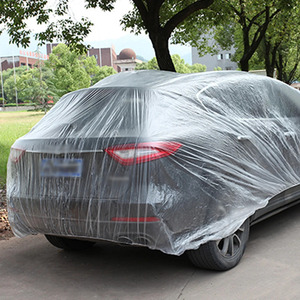 プラスチック製 車 保護カバー 透明な伸縮性 あるストラップ付き ユニバーサルカバー 車両用 防塵