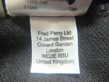 FREDPERRY 60周年記念ポロシャツ M 黒☆フレッドペリー 5212 1952-2012 英国製_画像9