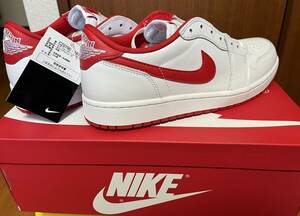 未使用　NIKE 28cm エア ジョーダン 1 LOW OG &#34;White/Red&#34;