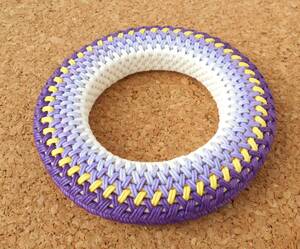 * archery handicraft rattan & craft skill string volume purple series gradation /364*