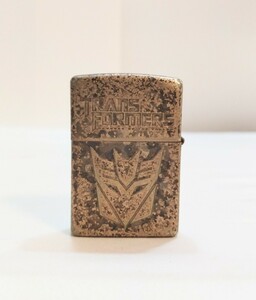 【ZIPPO/ジッポー】 TRANSFORMERS トランスフォーマー サイバトロン VS デストロン　火花OK品☆　ジッポライター ライター　 007JHHJU29