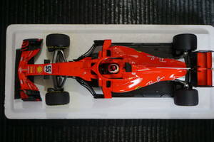 BBR 1/18 Ferrari SF71Hfi Ora no test C. autograph tsu55