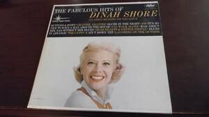  　LP　ステレオ　THE　FABULOUS　HITS OF 【DINAH SHORE】ダイナショア　 Capitor records　輸入盤
