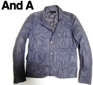 And A And A beautiful color leather jacket leather 