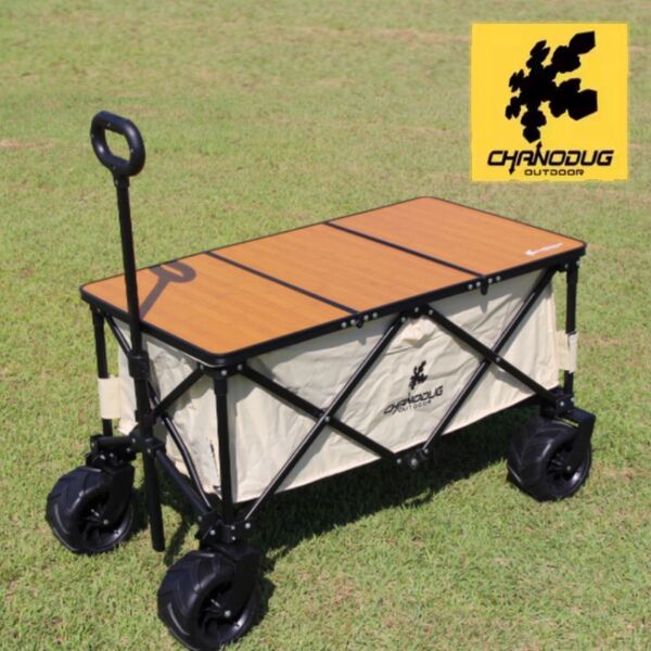 ★CHANODUG OUTDOOR★テーブル天板付きオフロードワゴン★2WAYオフロードワゴン★アウトドアワゴン★ペットカート★