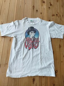 GRATEFUL DEAD 90's Vintage футболка решетка полный dead LIQUID BLUE L размер частота футболка Made in USA