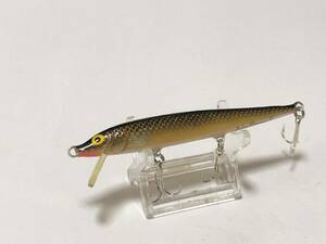 ダイワ バルサミノー 2 DAIWA BALSA MINNOWⅡ 約11.0cm ゴールド (検.OLD オールド シマノ オリムピック B級 ヨーズリ コーモラン