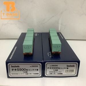 1 иен ~ Tenshodo HO gauge 58006chiki5500 форма контейнер машина 1 следующий type 6000 форма контейнер (. зеленый 3 номер ) 5 шт грузоподъёмность 2 обе комплект /c
